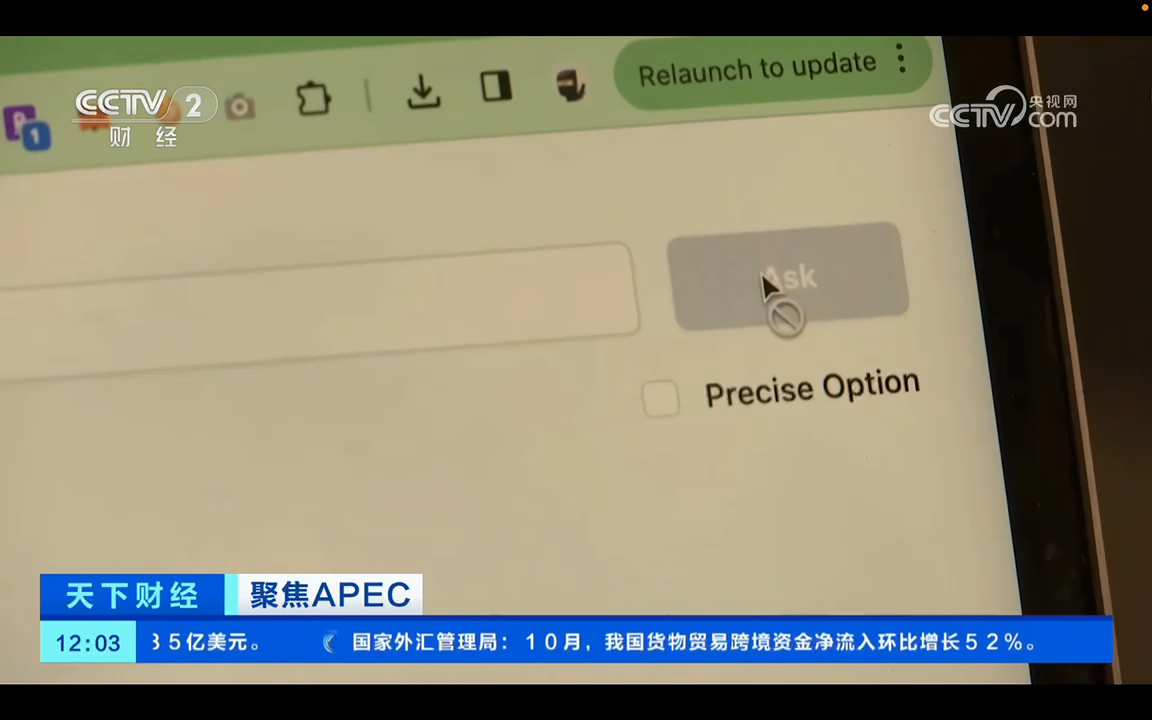 CCTV APEC interview cover